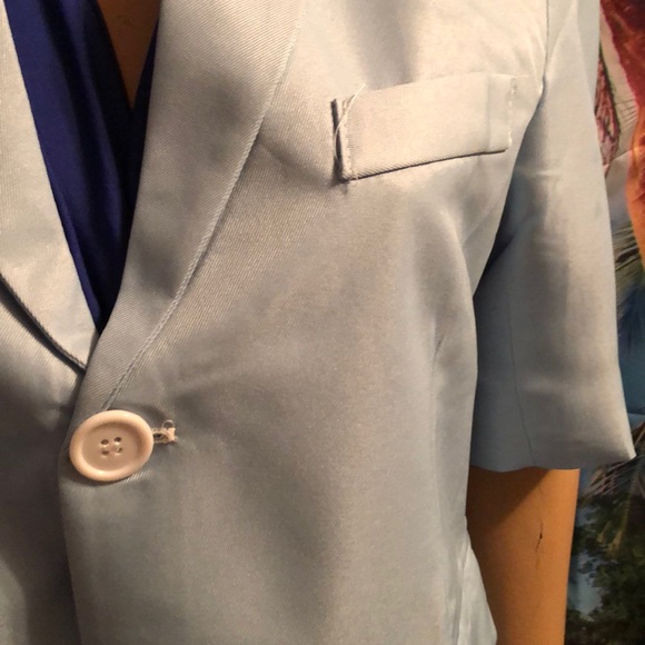 New Whatlee Blazer lt blue size xl 2 pockets lined - Picture 4 of 4